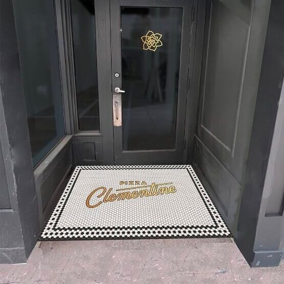 pizza clementine tile entry
